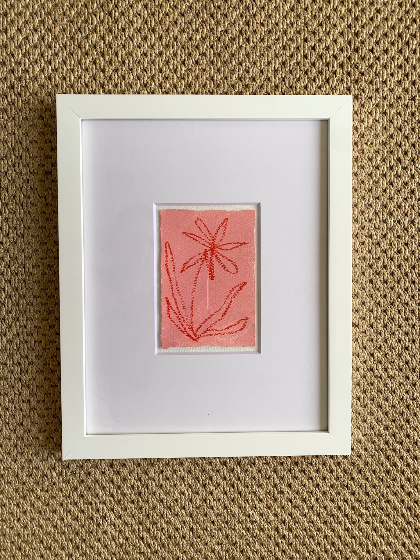 Framed Flower Study No. 1