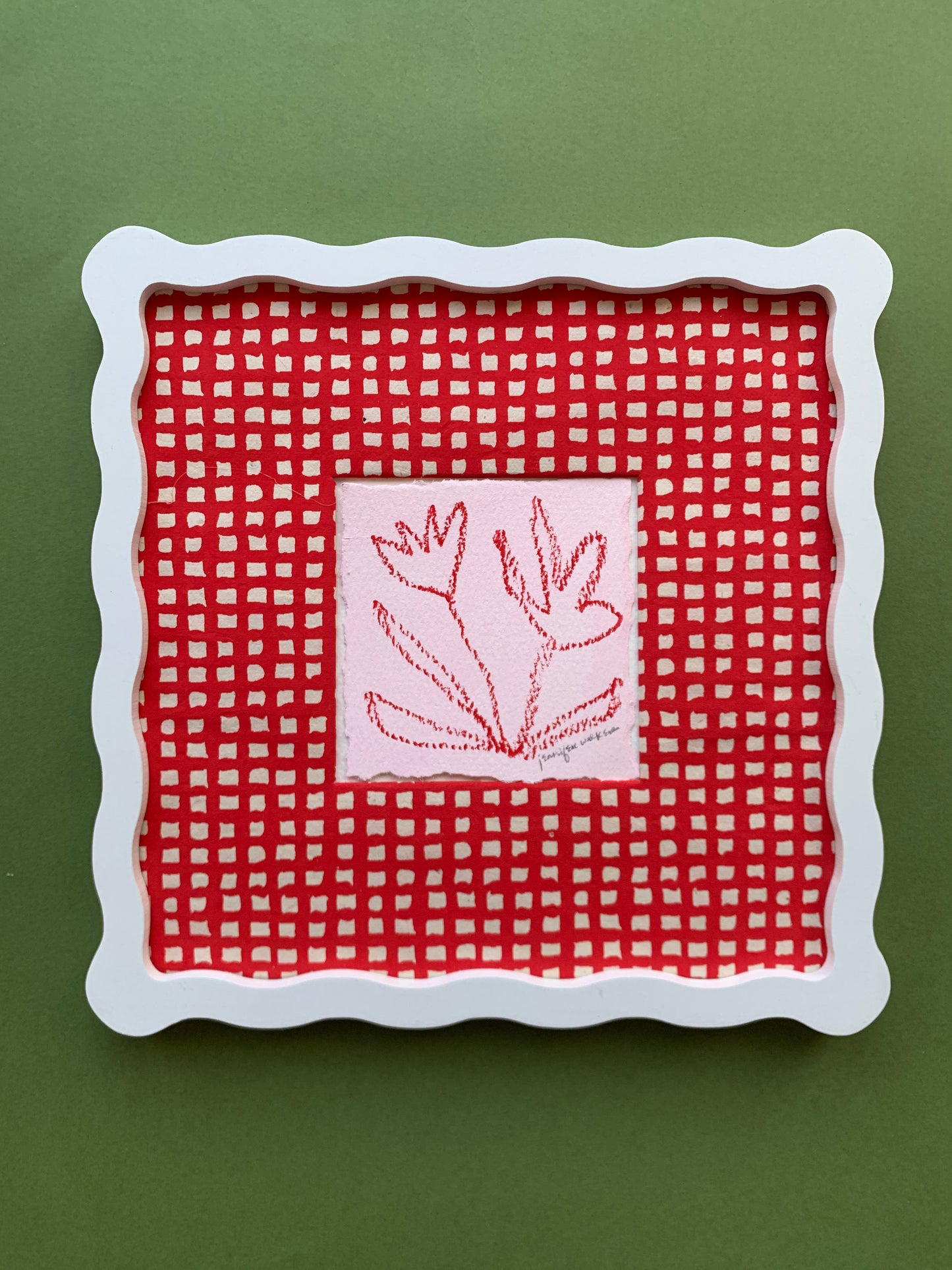 Framed Flower Study No. 15