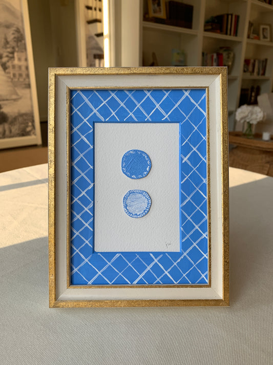 Framed Antique Plates No. 3