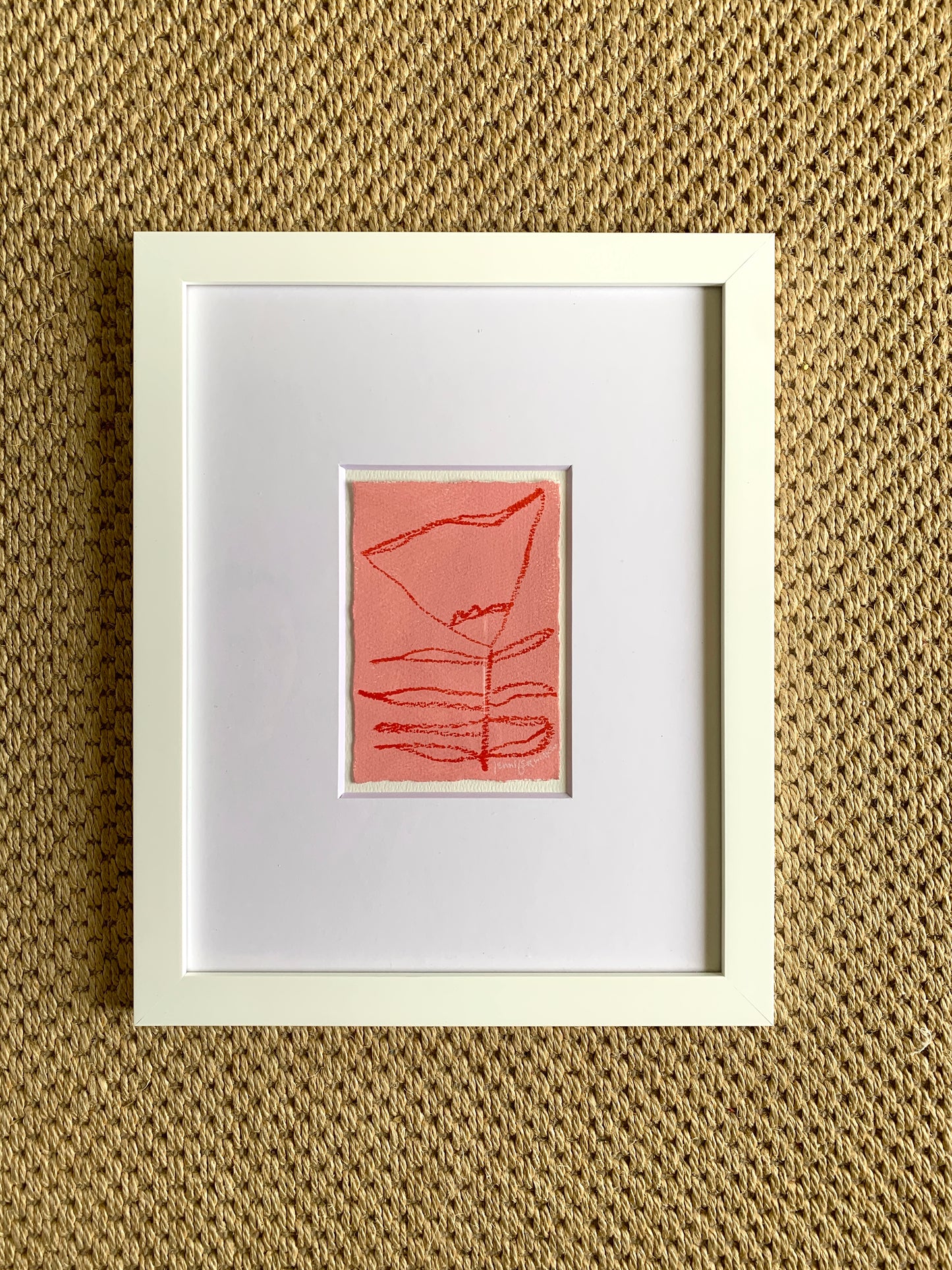 Framed Flower Study No. 2