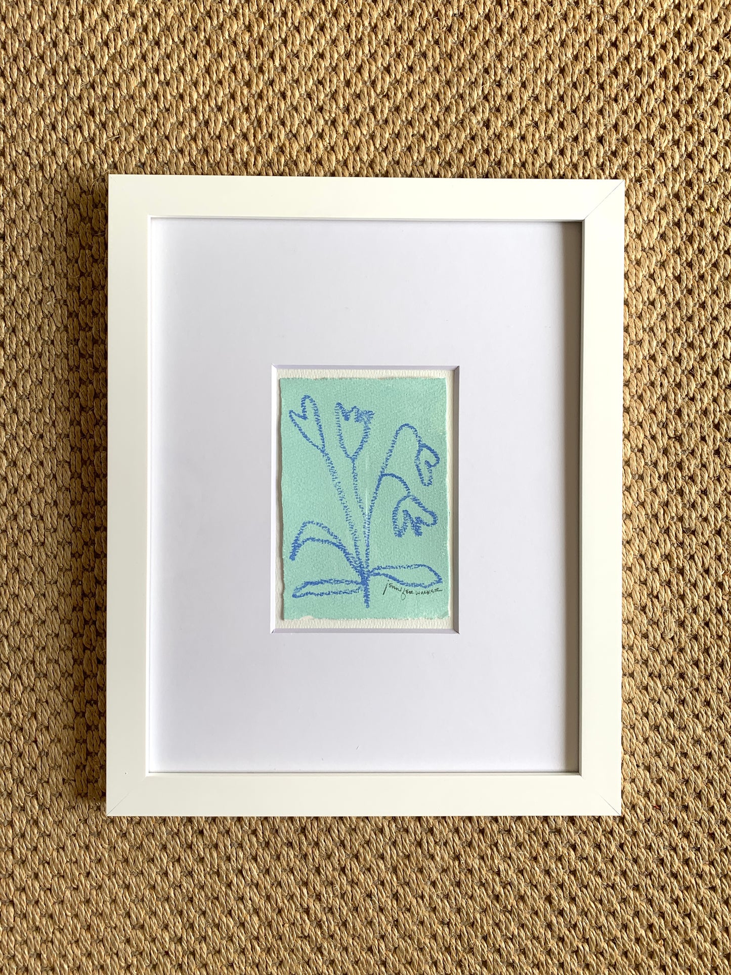 Framed Flower Study No. 4