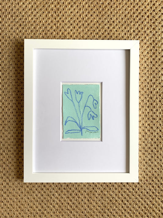 Framed Flower Study No. 4