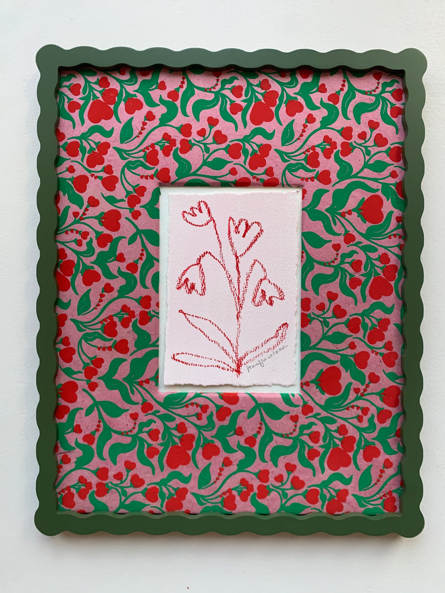 Framed Flower Study No. 9