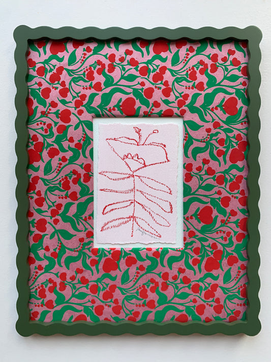 Framed Flower Study No. 10