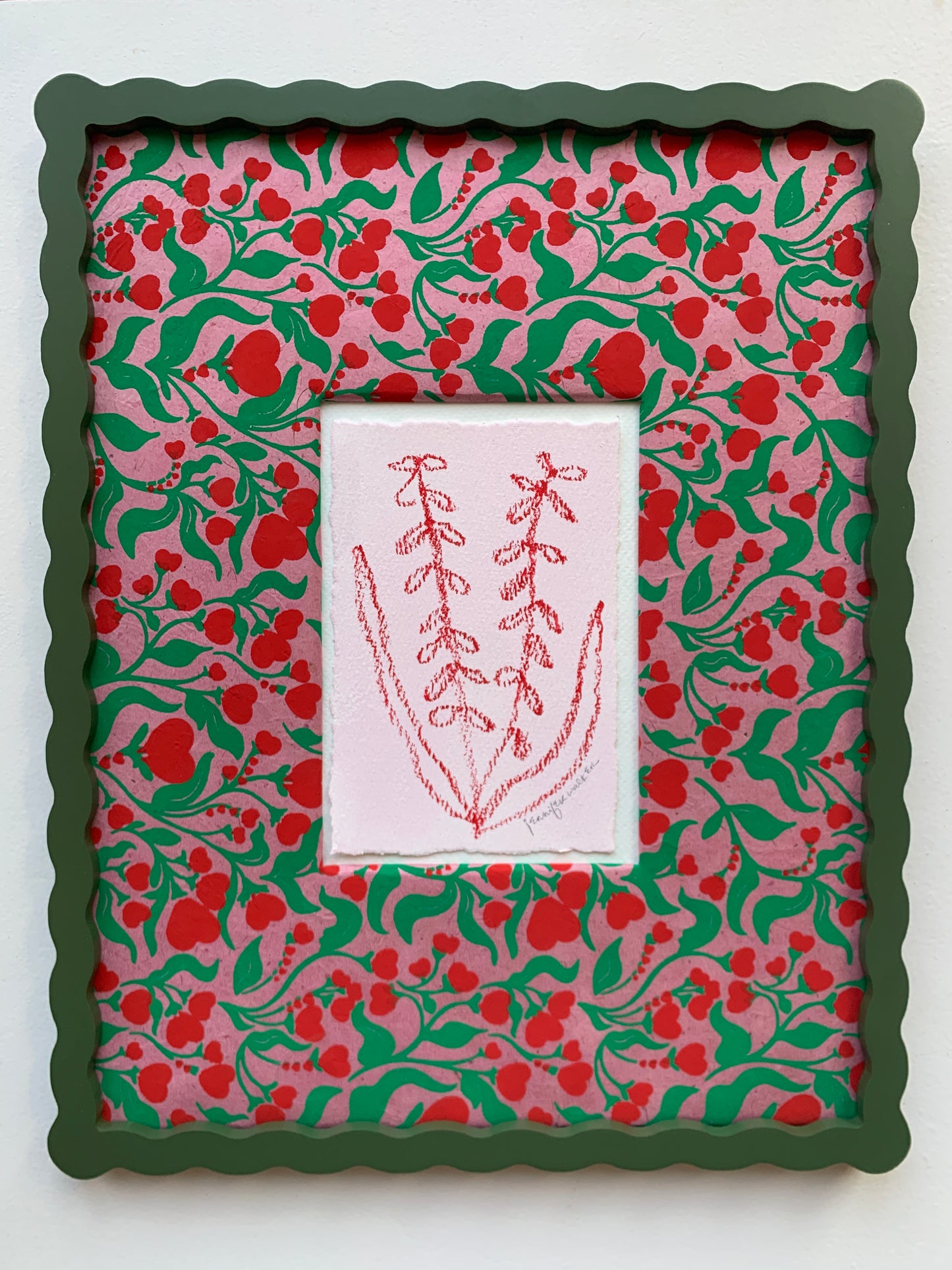 Framed Flower Study No. 11