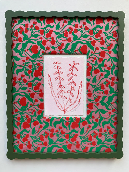 Framed Flower Study No. 11