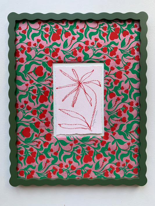 Framed Flower Study No. 12