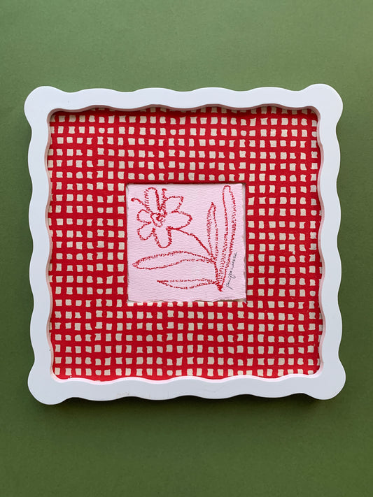 Framed Flower Study No. 13