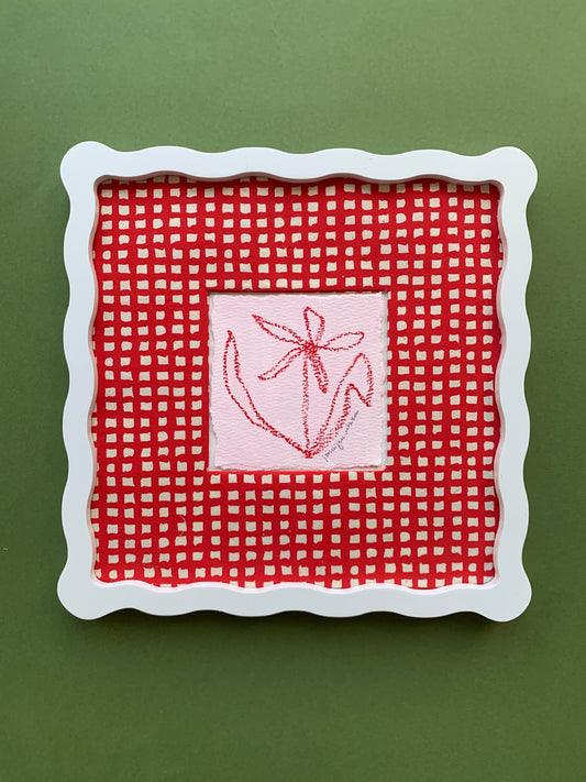 Framed Flower Study No. 14