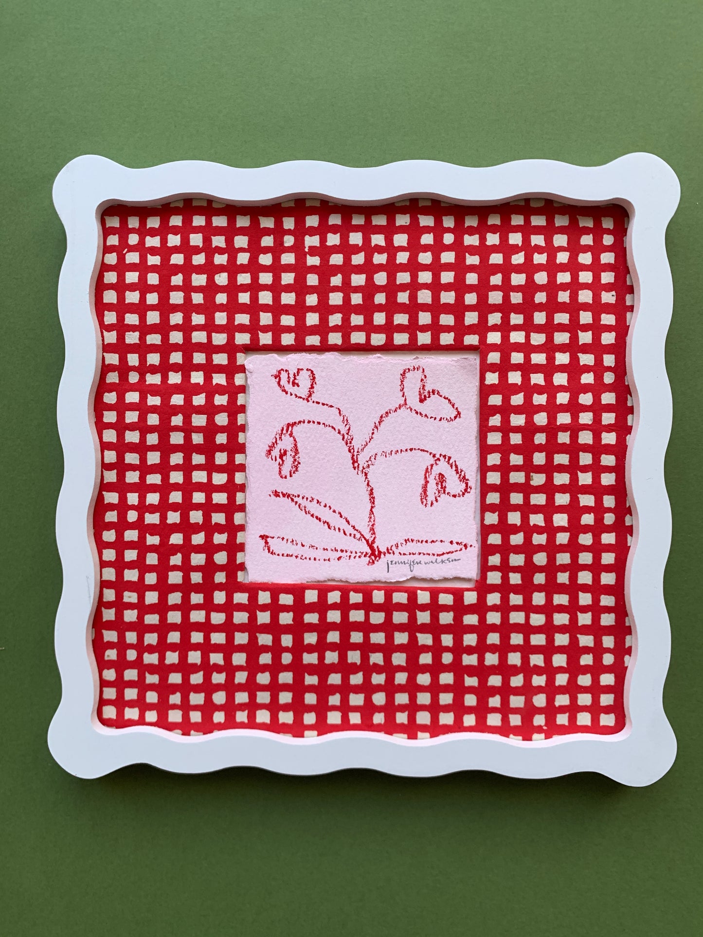 Framed Flower Study No. 16