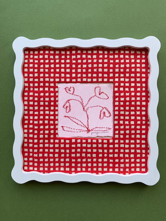 Framed Flower Study No. 16